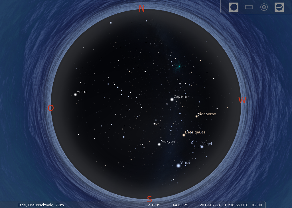 web stellarium